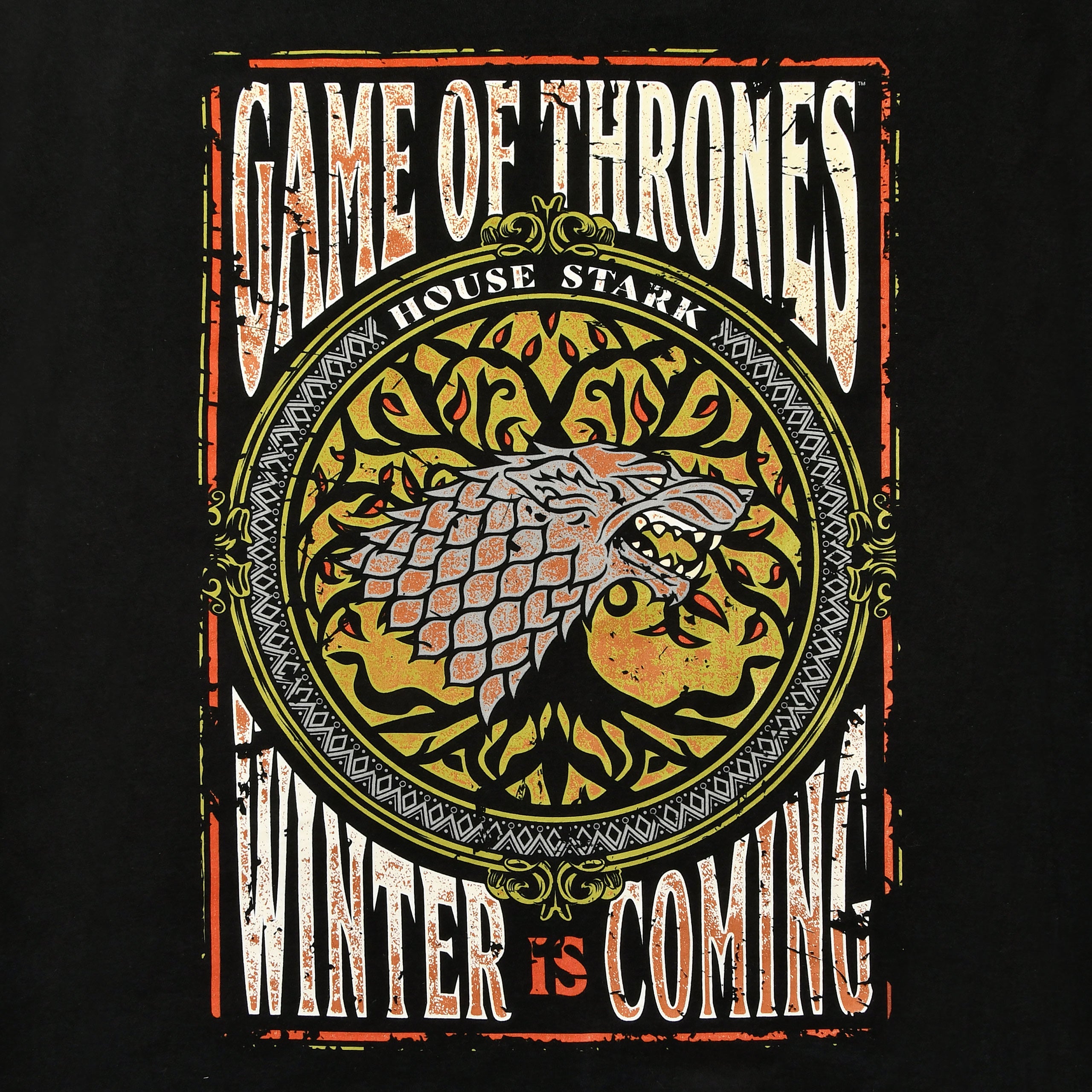 Zdjęcie produktu Gra o Tron - Winter is Coming T-Shirt czarne