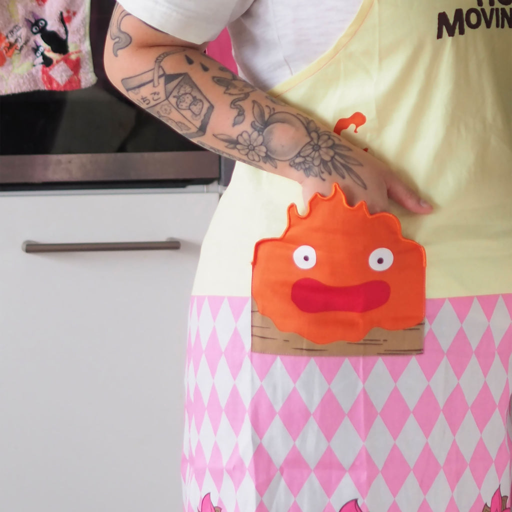 Zdjęcie produktu Ruchomy zamek Hauru – Fartuch Calcifer