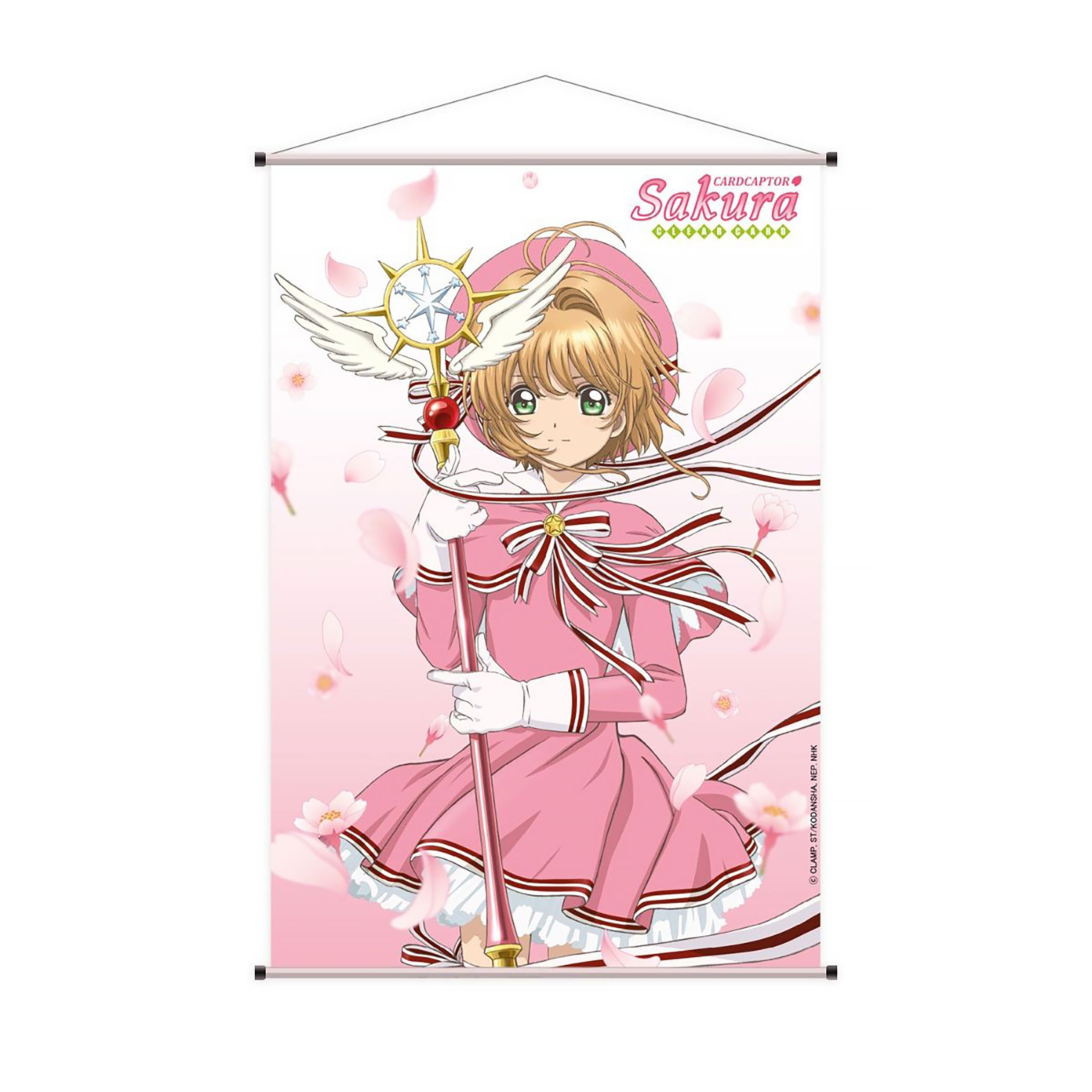 Zdjęcie produktu Card Captor Sakura: Clear Card - Sakura Cherry Blossoms plakat materiałowy