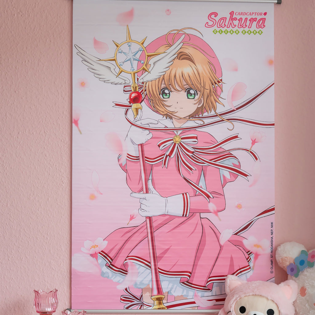 Zdjęcie produktu Card Captor Sakura: Clear Card - Sakura Cherry Blossoms plakat materiałowy