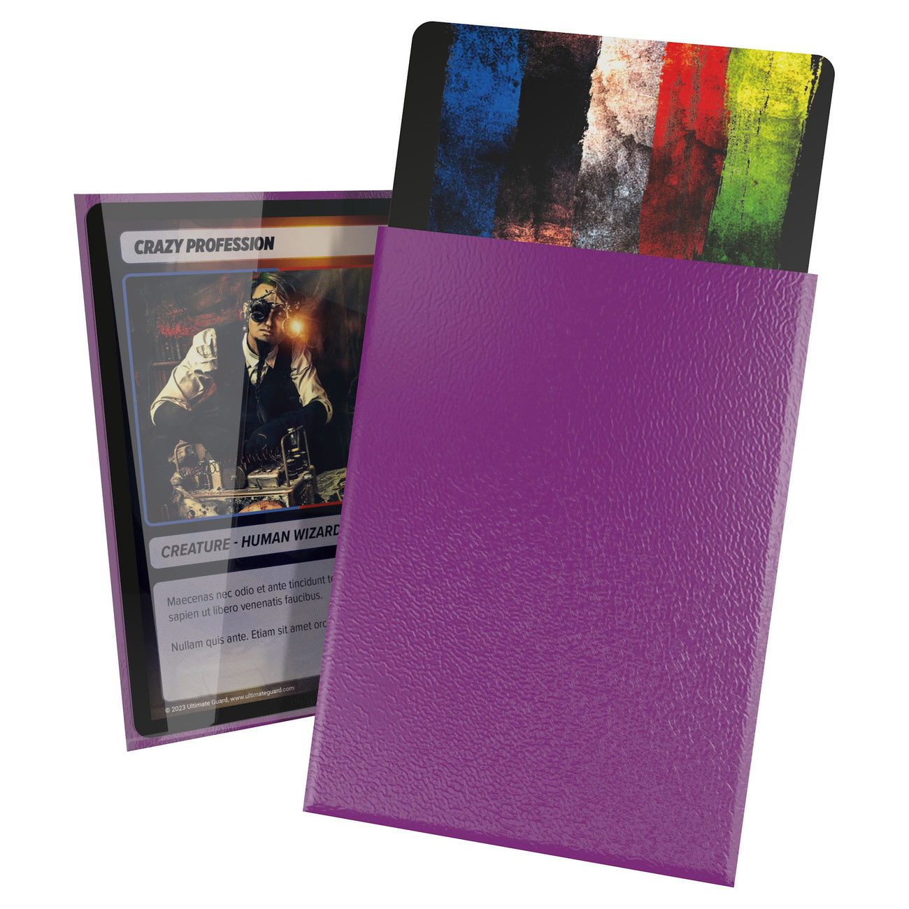 Zdjęcie produktu Koszulki na karty Cortex fioletowe 100 szt. Ultimate Guard do TCG rozmiar standardowy