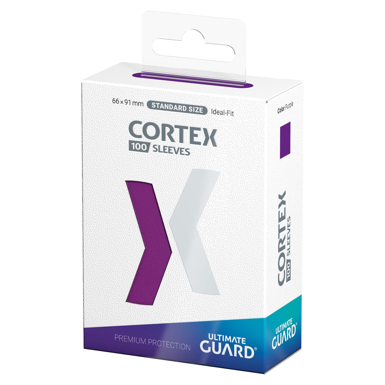 Zdjęcie produktu Koszulki na karty Cortex fioletowe 100 szt. Ultimate Guard do TCG rozmiar standardowy