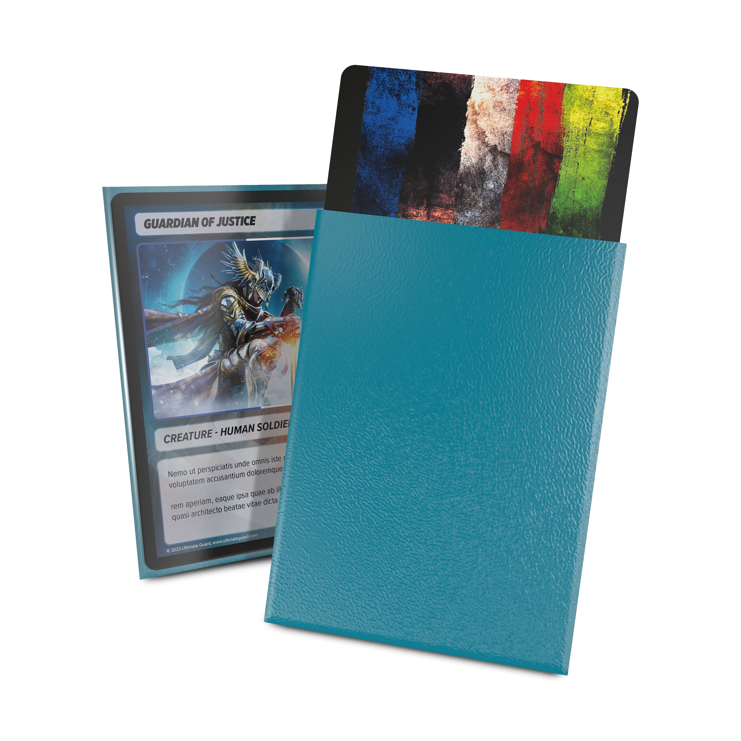 Zdjęcie produktu Koszulki na karty Cortex - petrolowy mat - zestaw 100 - Ultimate Guard - standardowy rozmiar TCG