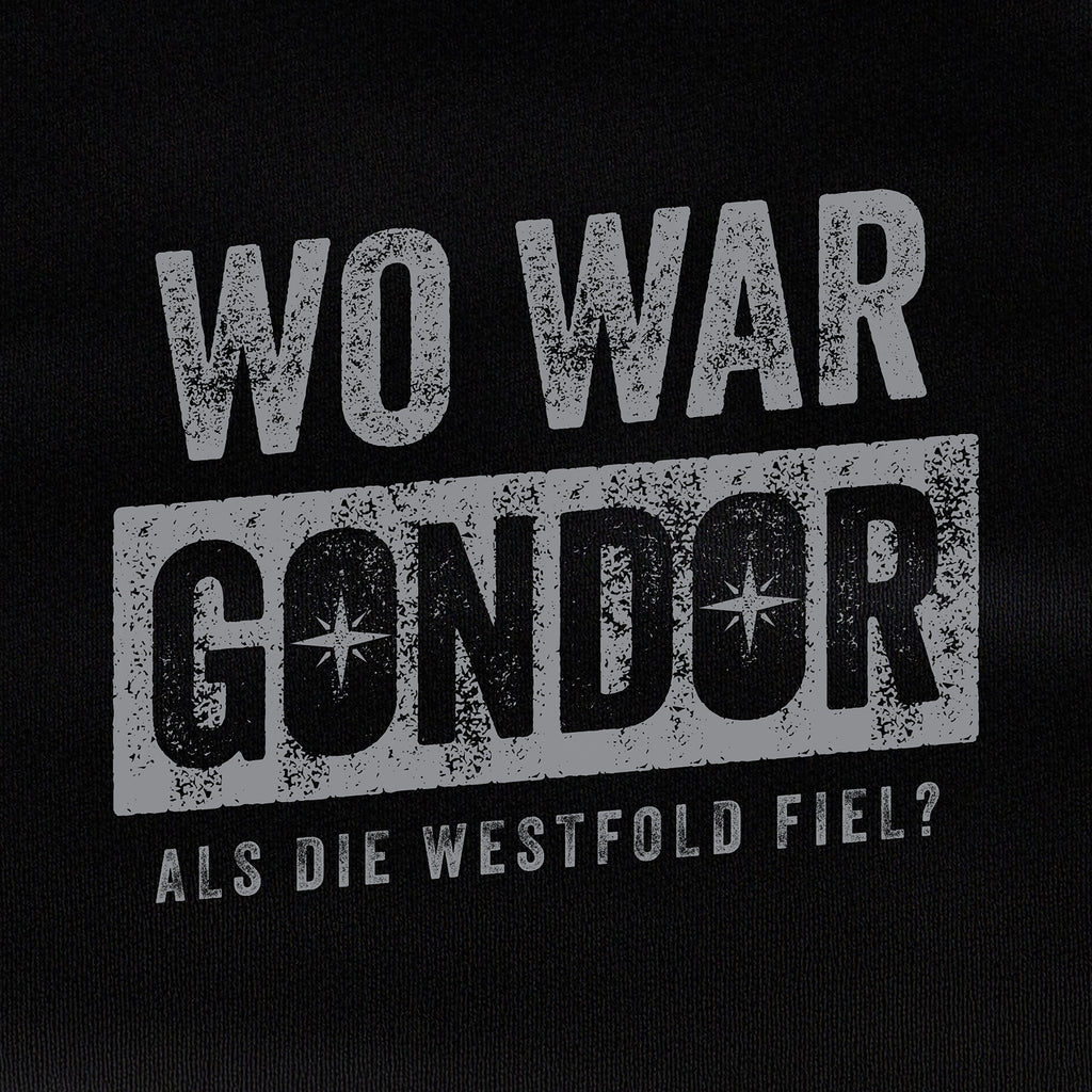 Zdjęcie produktu Gdzie było T-Shirt dla fanów Władcy Pierścieni czarne