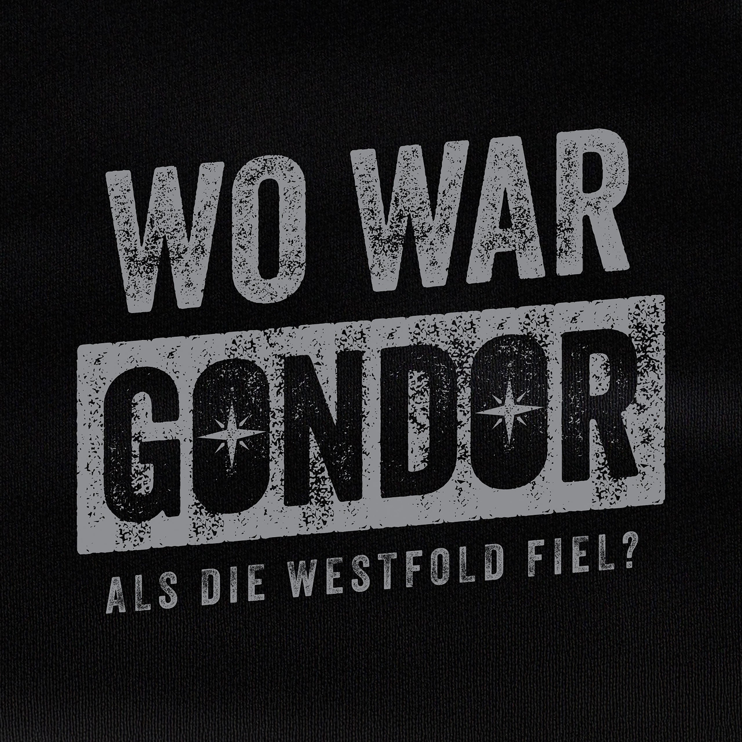 Zdjęcie produktu Gdzie było T-Shirt dla fanów Władcy Pierścieni czarne