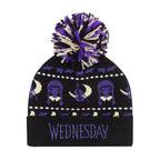 Zdjęcie produktu Wednesday - Czapka Midnight z pomponem