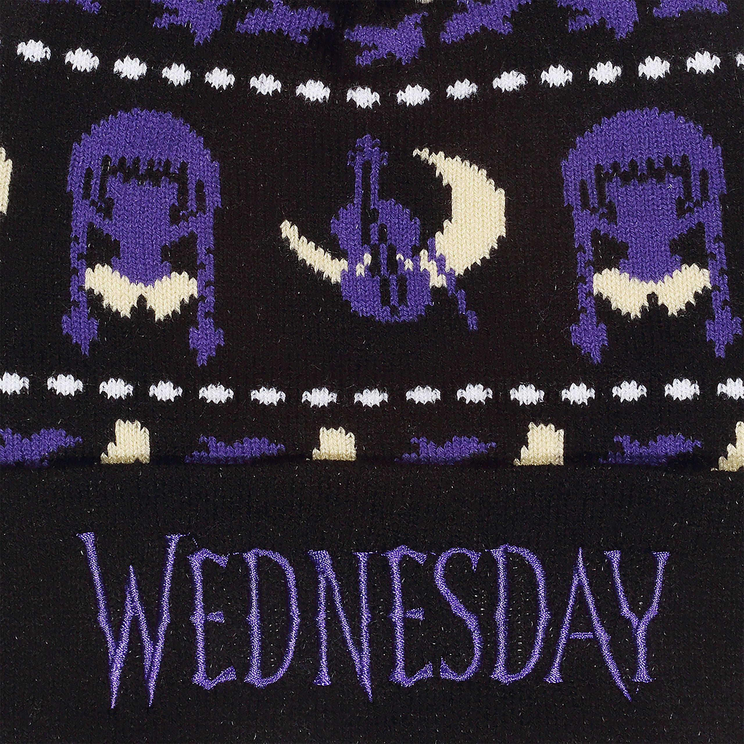 Zdjęcie produktu Wednesday - Czapka Midnight z pomponem