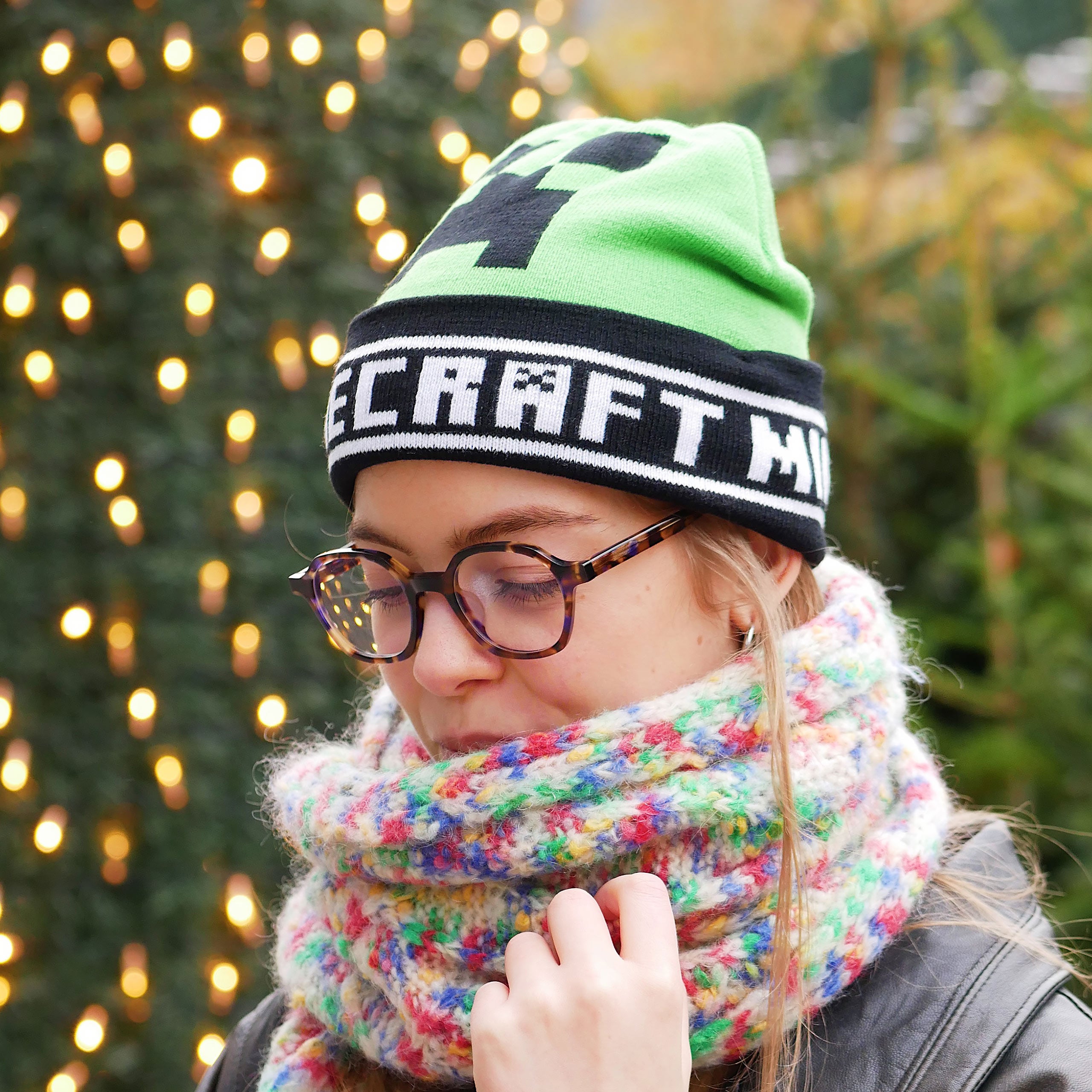 Zdjęcie produktu Minecraft - Czapka Creeper dla dzieci