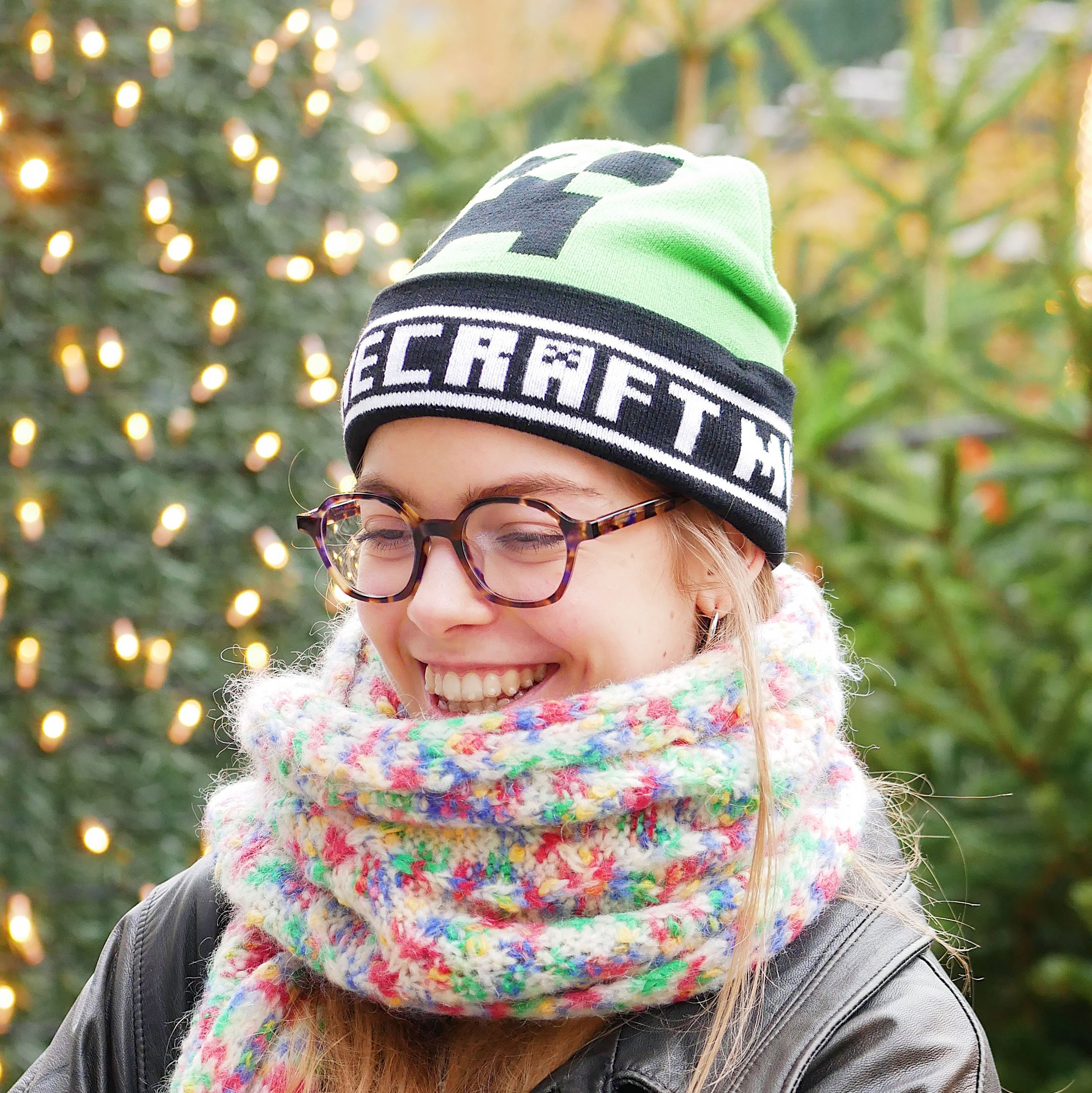 Zdjęcie produktu Minecraft - Czapka Creeper dla dzieci