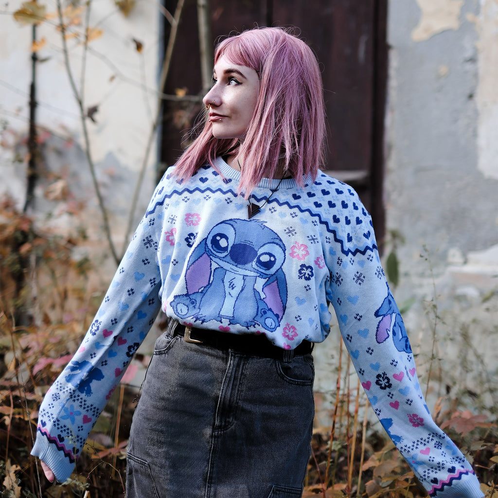 Zdjęcie produktu Sweter dzianinowy Stitch Ohana - Lilo & Stitch