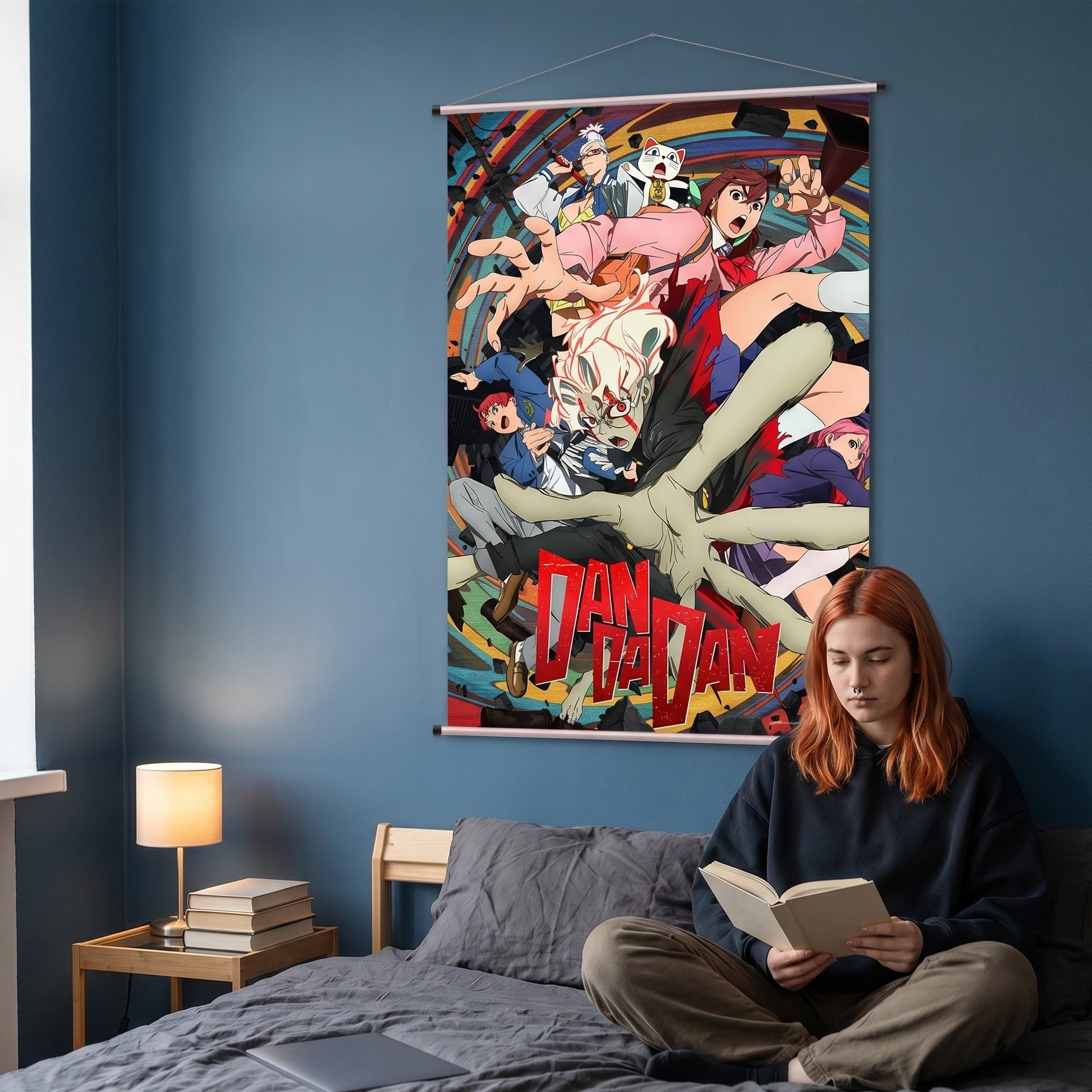 Zdjęcie produktu Dandadan - Okarun i przyjaciele Wall Scroll