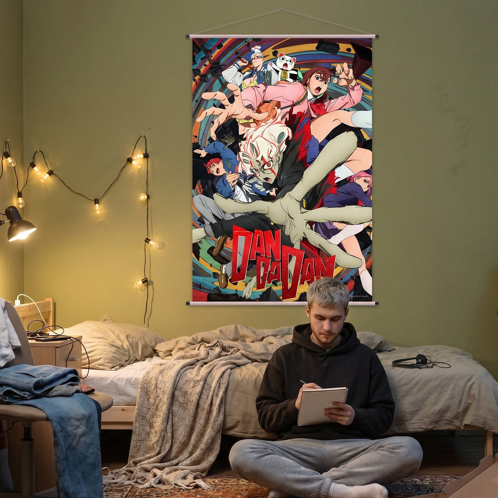 Zdjęcie produktu Dandadan - Okarun i przyjaciele Wall Scroll