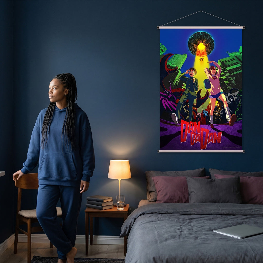 Zdjęcie produktu Dandadan - Okarun i Momo Wall Scroll