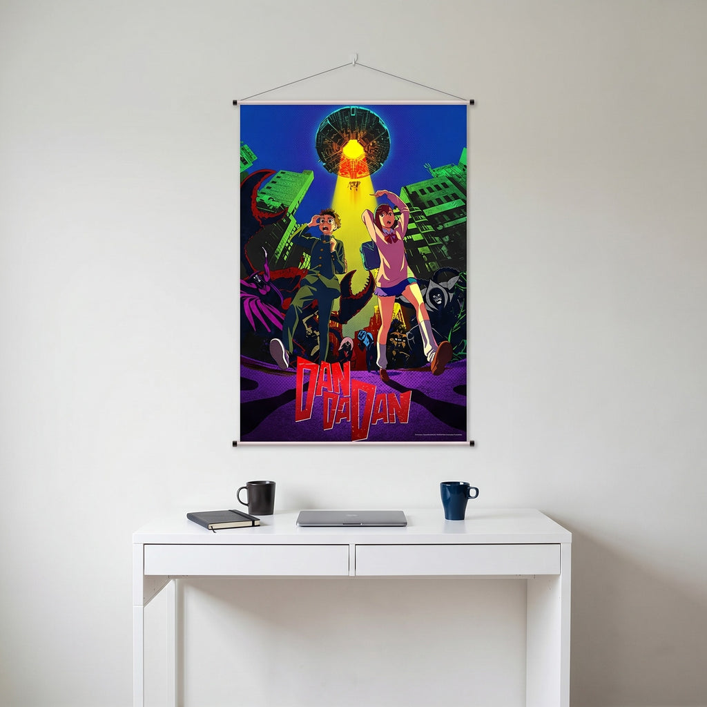 Zdjęcie produktu Dandadan - Okarun i Momo Wall Scroll