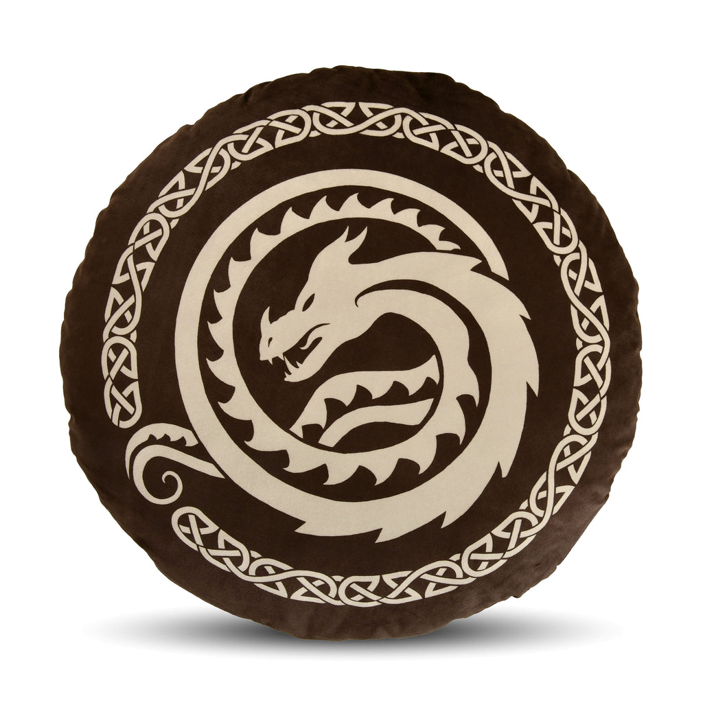 Zdjęcie produktu Jak wytresować smoka - Poduszka z logo brązowa