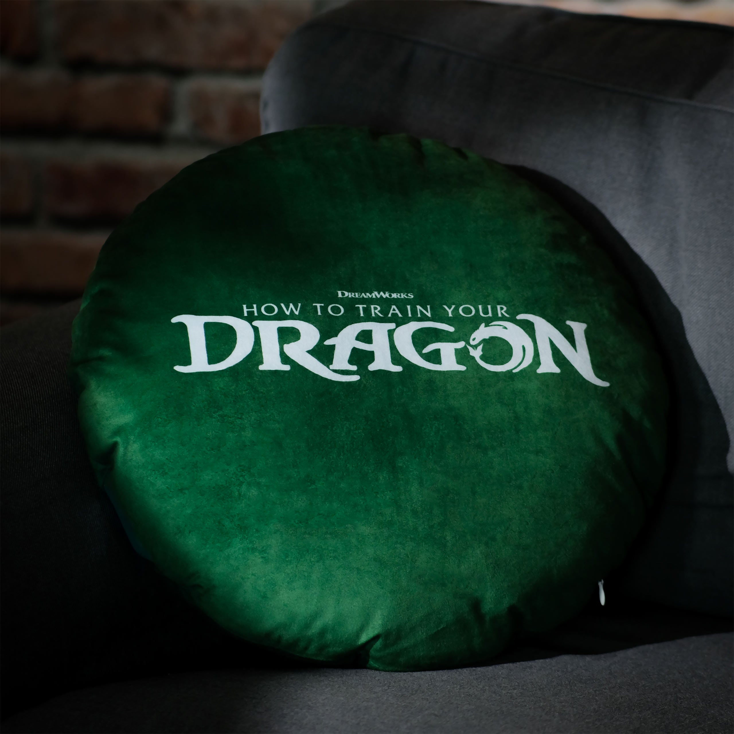 Zdjęcie produktu Jak wytresować smoka - Poduszka Ouroboros Dragon zielona