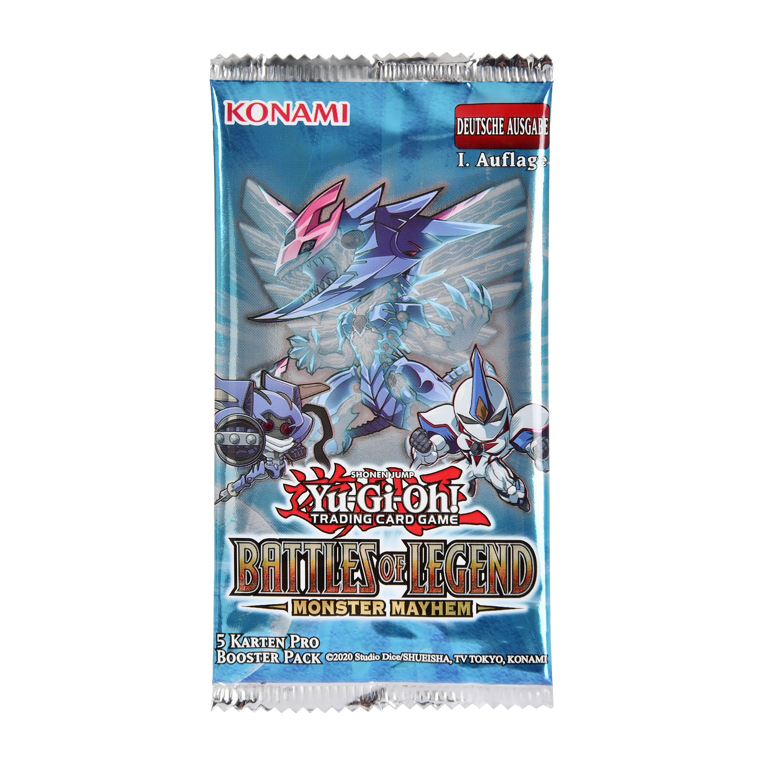 Zdjęcie produktu Yu-Gi-Oh! - Battles of Legend: Monster Mayhem Booster z kartami kolekcjonerskimi - wydanie niemieckie