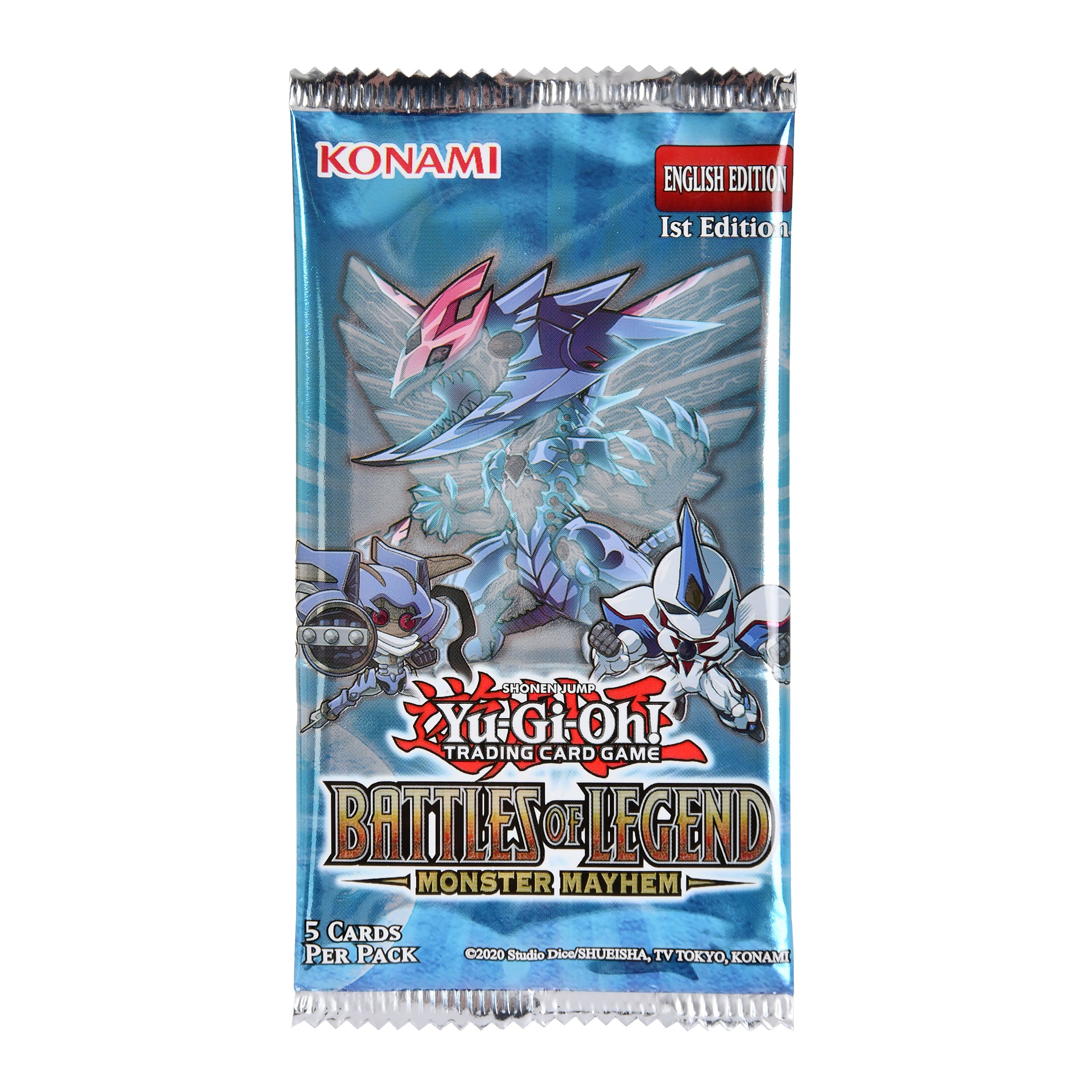 Zdjęcie produktu Yu-Gi-Oh! - Battles of Legend: Monster Mayhem Booster kart kolekcjonerskich (wersja angielska)