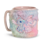 Zdjęcie produktu Kubek Stitch i Angel z pluszowym pokrowcem - Lilo & Stitch