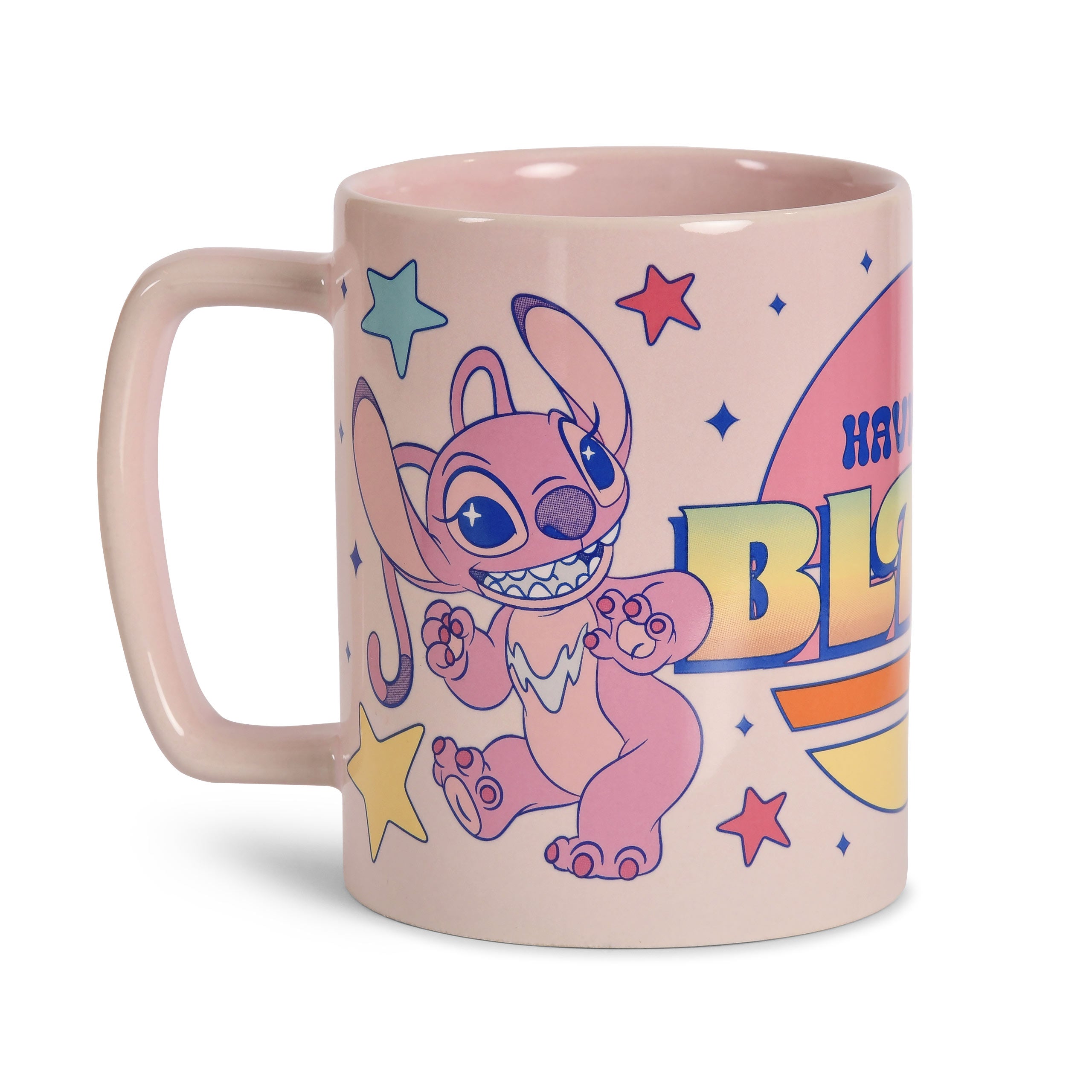 Zdjęcie produktu Kubek Stitch i Angel z pluszowym pokrowcem - Lilo & Stitch