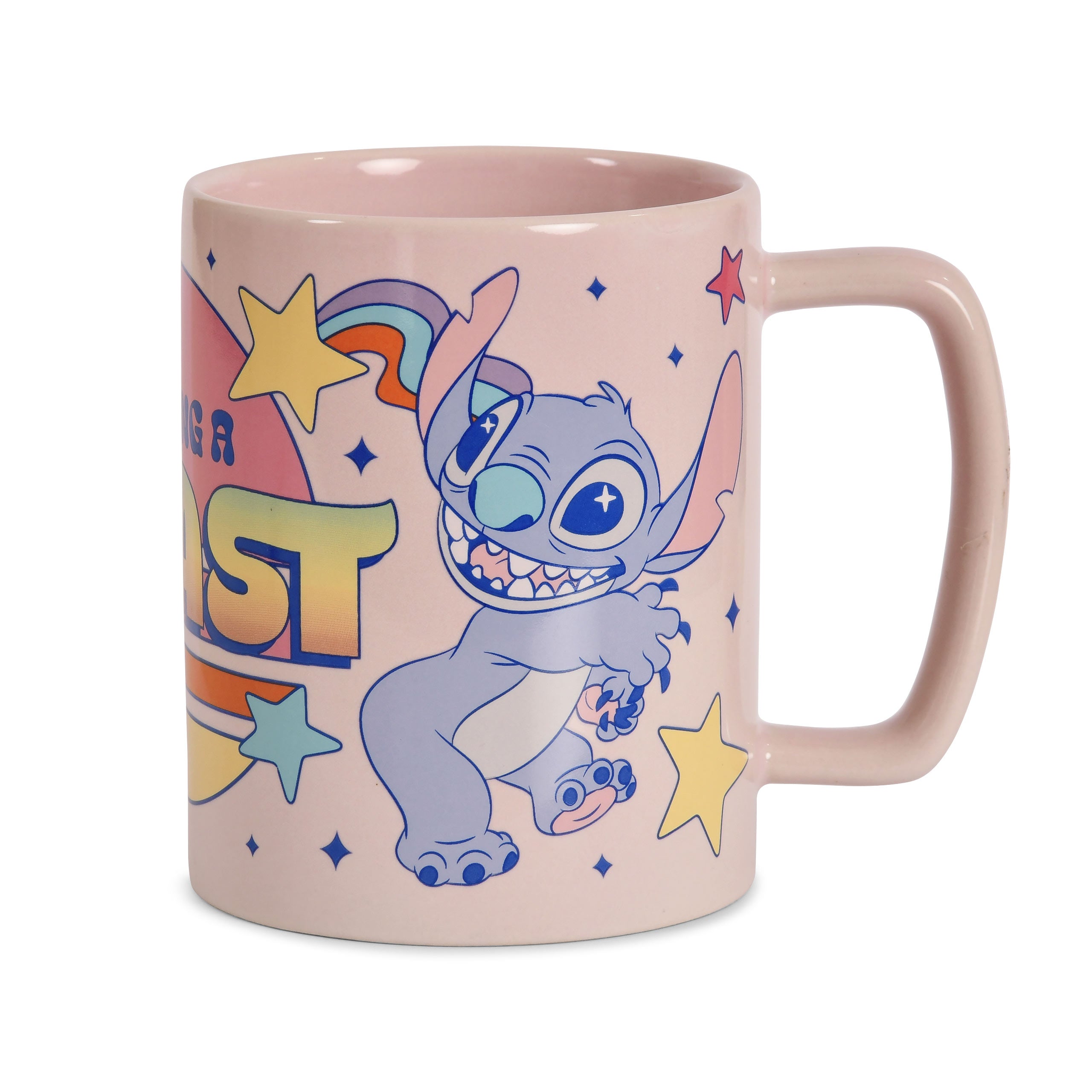 Zdjęcie produktu Kubek Stitch i Angel z pluszowym pokrowcem - Lilo & Stitch