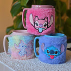 Zdjęcie produktu Kubek Stitch i Angel z pluszowym pokrowcem - Lilo & Stitch