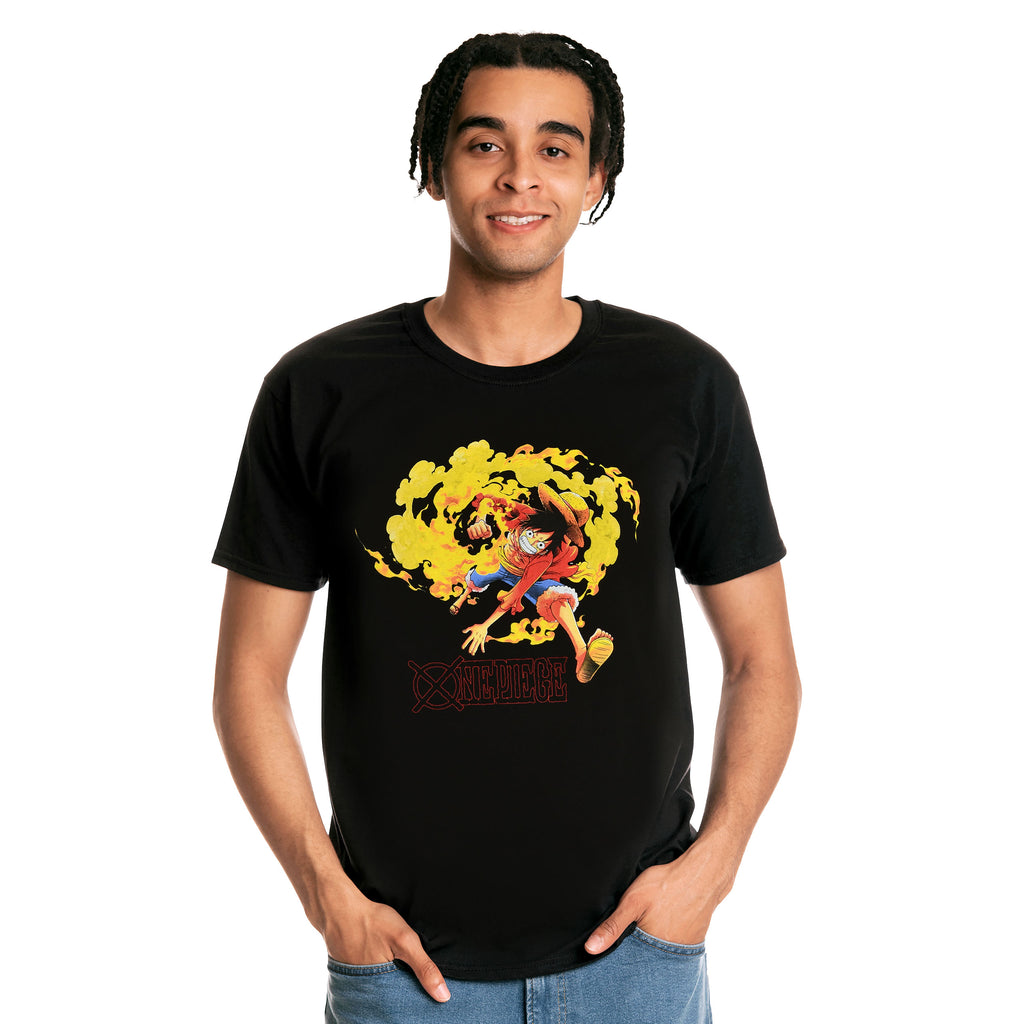 Product image One Piece - Luffy Attack T-Shirt Black
