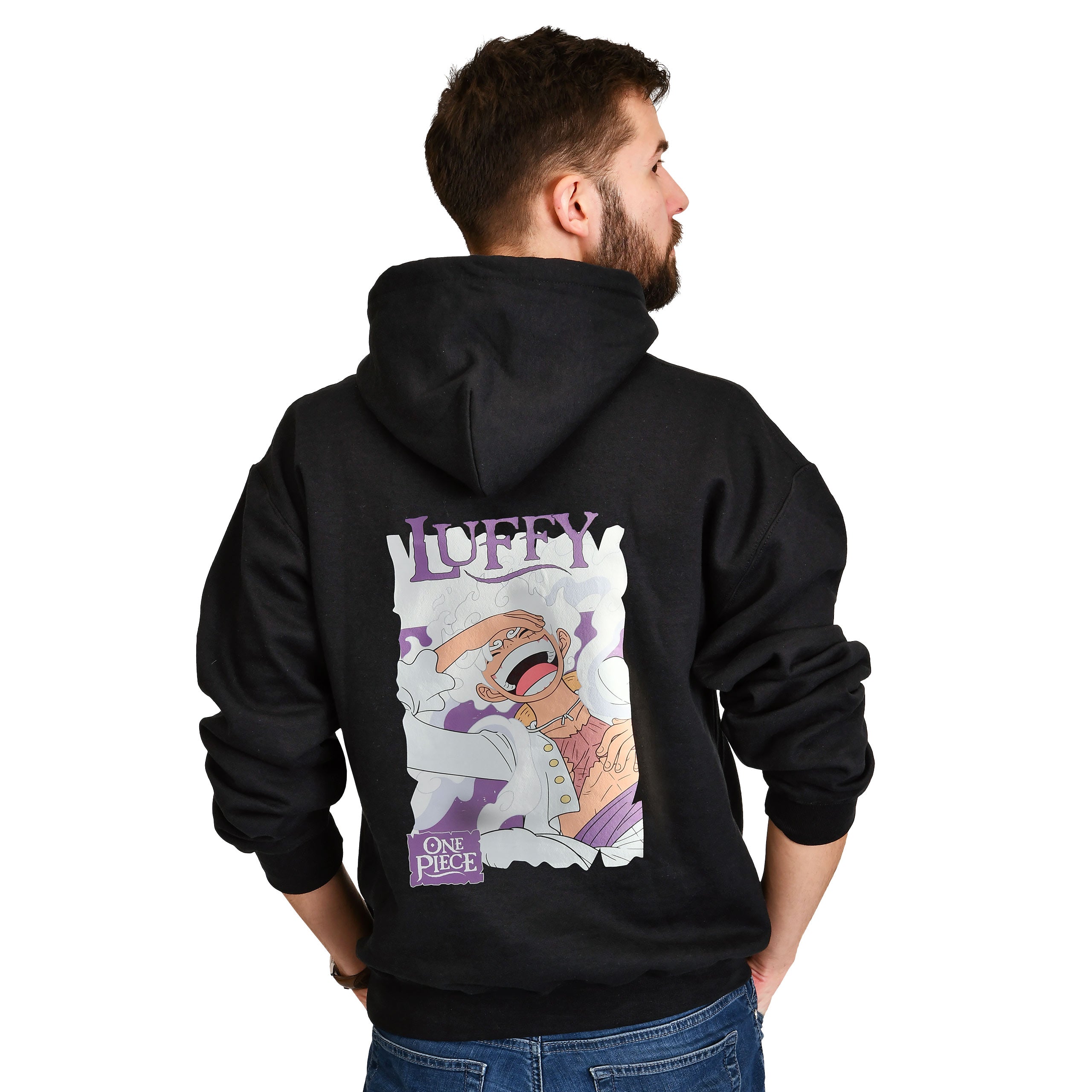 Zdjęcie produktu One Piece - Monkey D. Luffy Gear 5 Bluza z kapturem czarna