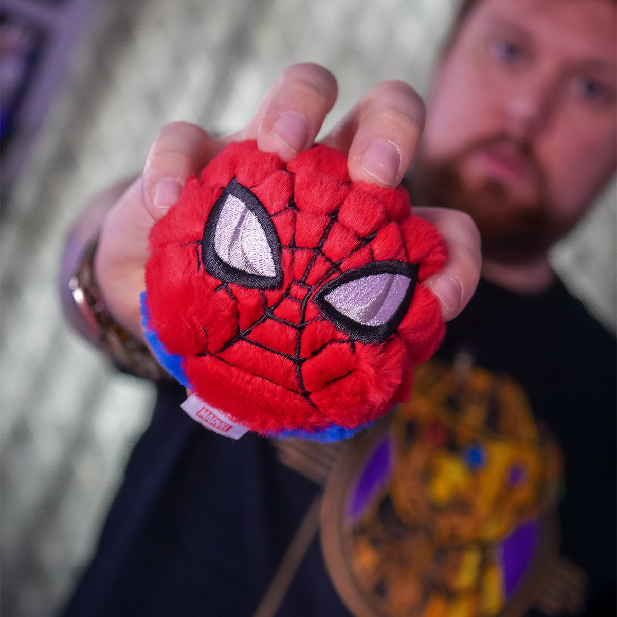 Zdjęcie produktu Spider-Man - Beanie Bouncers skacząca pluszowa piłka