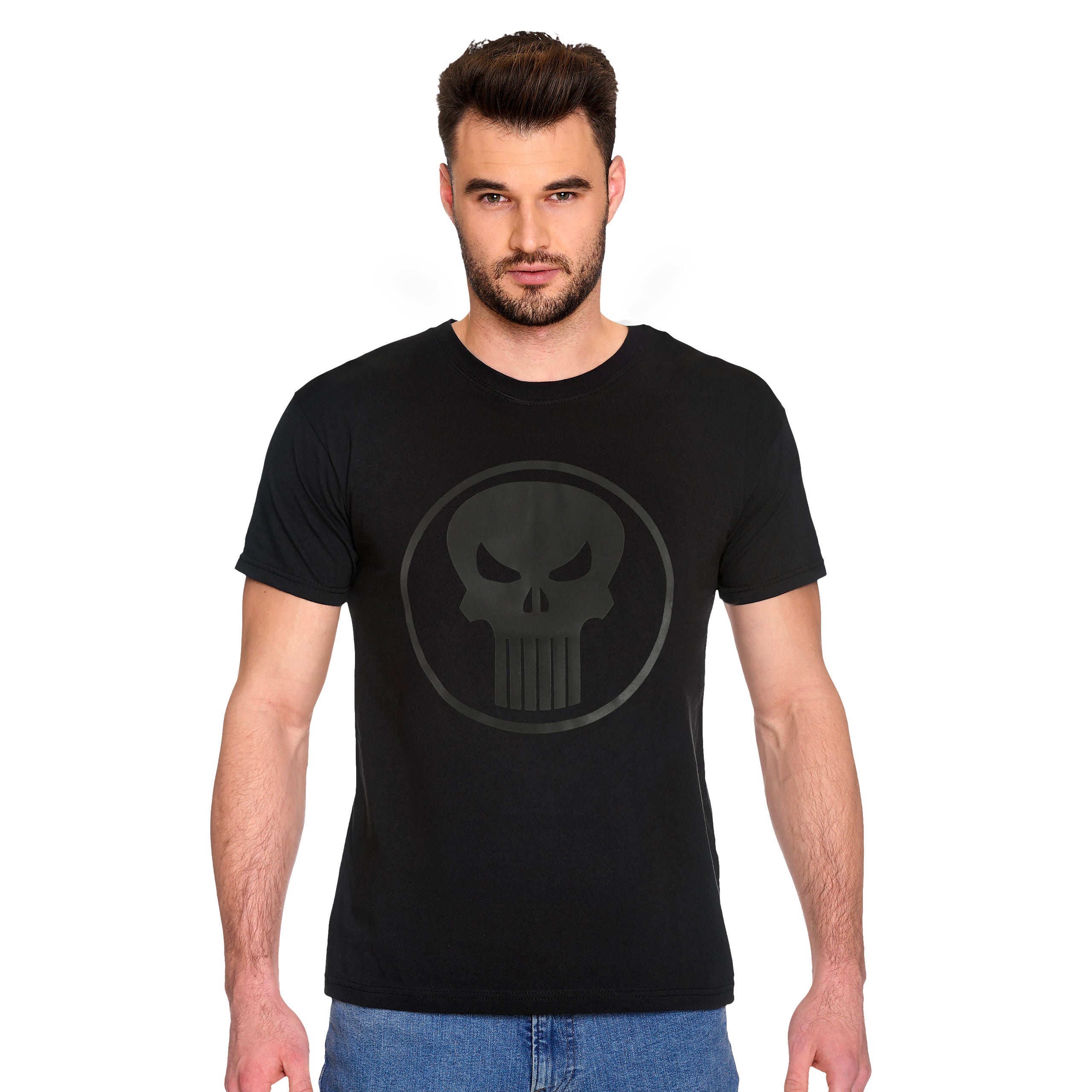 Zdjęcie produktu Punisher - Czarna koszulka z logo