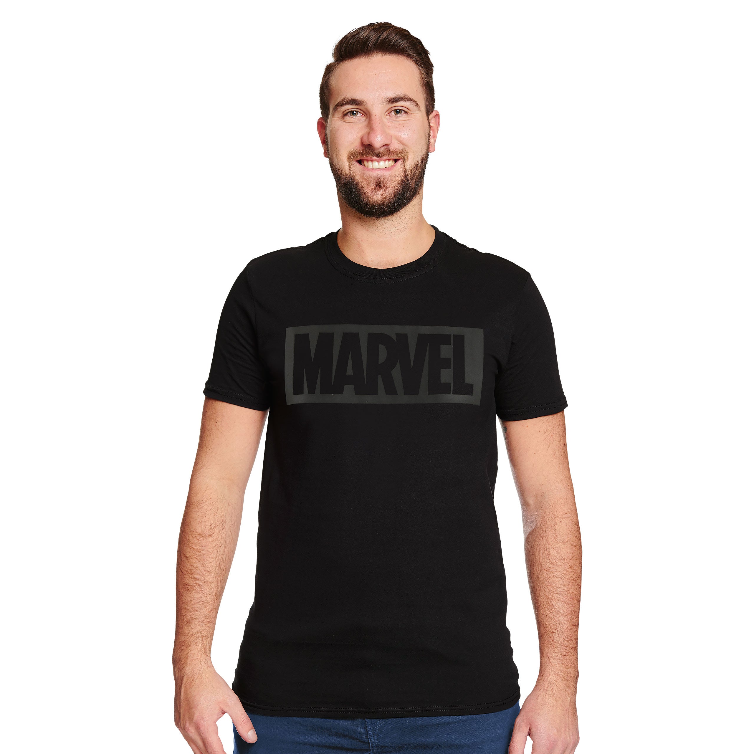 Zdjęcie produktu Marvel - Koszulka z logo czarna