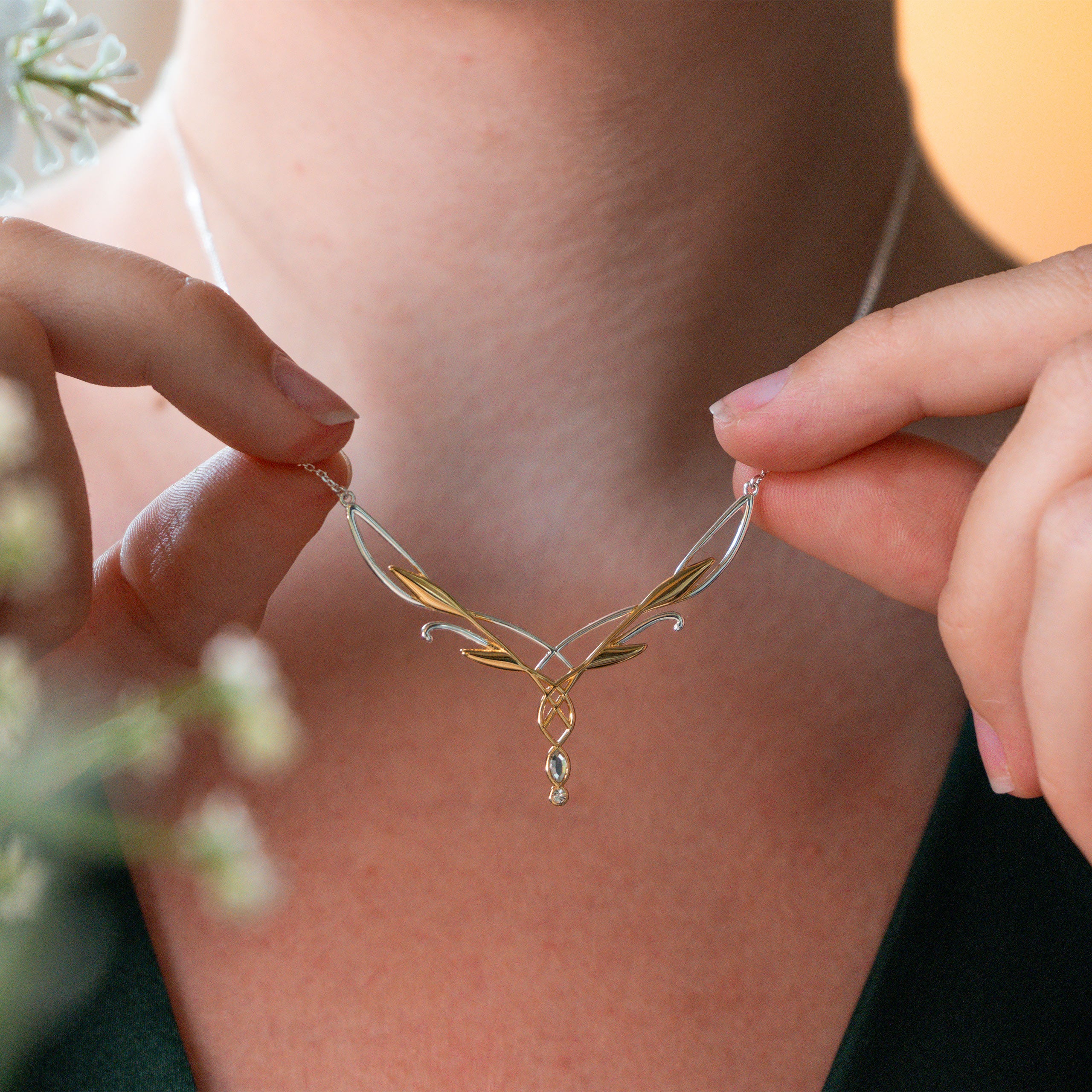 Product image Galadriel Tiara Necklace 925 Sterling Silver - The Lord of the Rings