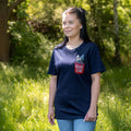 Zdjęcie produktu Jak wytresować smoka - T-shirt Night Fury Pocket niebieski