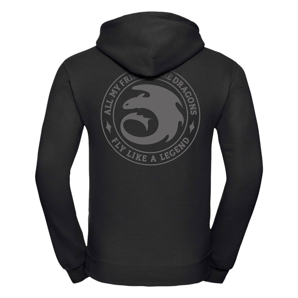 Product image How to Train Your Dragon - Night Fury Legend Hoodie black