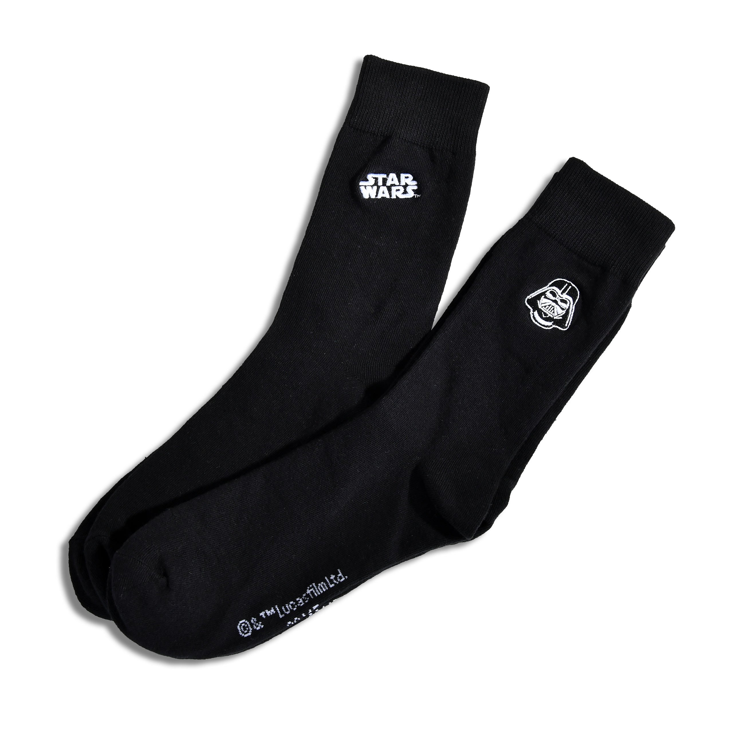 Product image Star Wars - Darth Vader Logo Socks 2-Pack Black