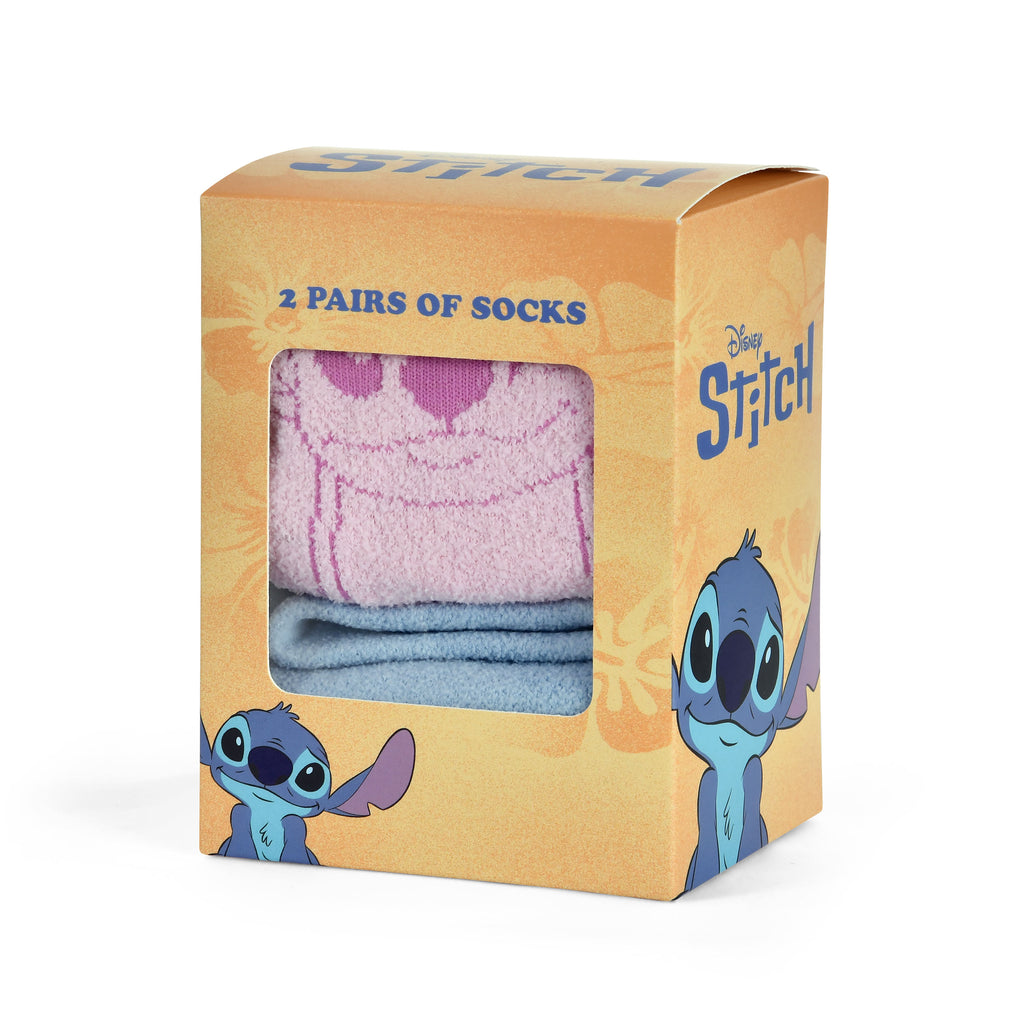 Zdjęcie produktu Zestaw skarpetek Stitch i Angel 2-pak w pudełku prezentowym - Lilo & Stitch