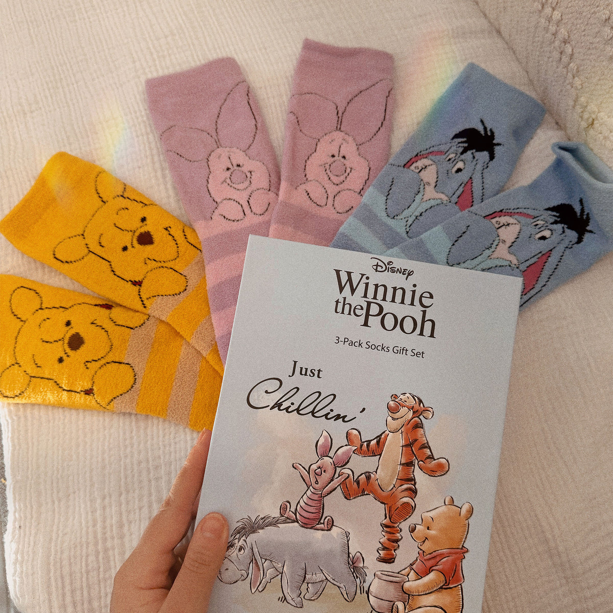 Zdjęcie produktu Kubuś Puchatek - zestaw 3 par skarpet Friends w pudełku prezentowym