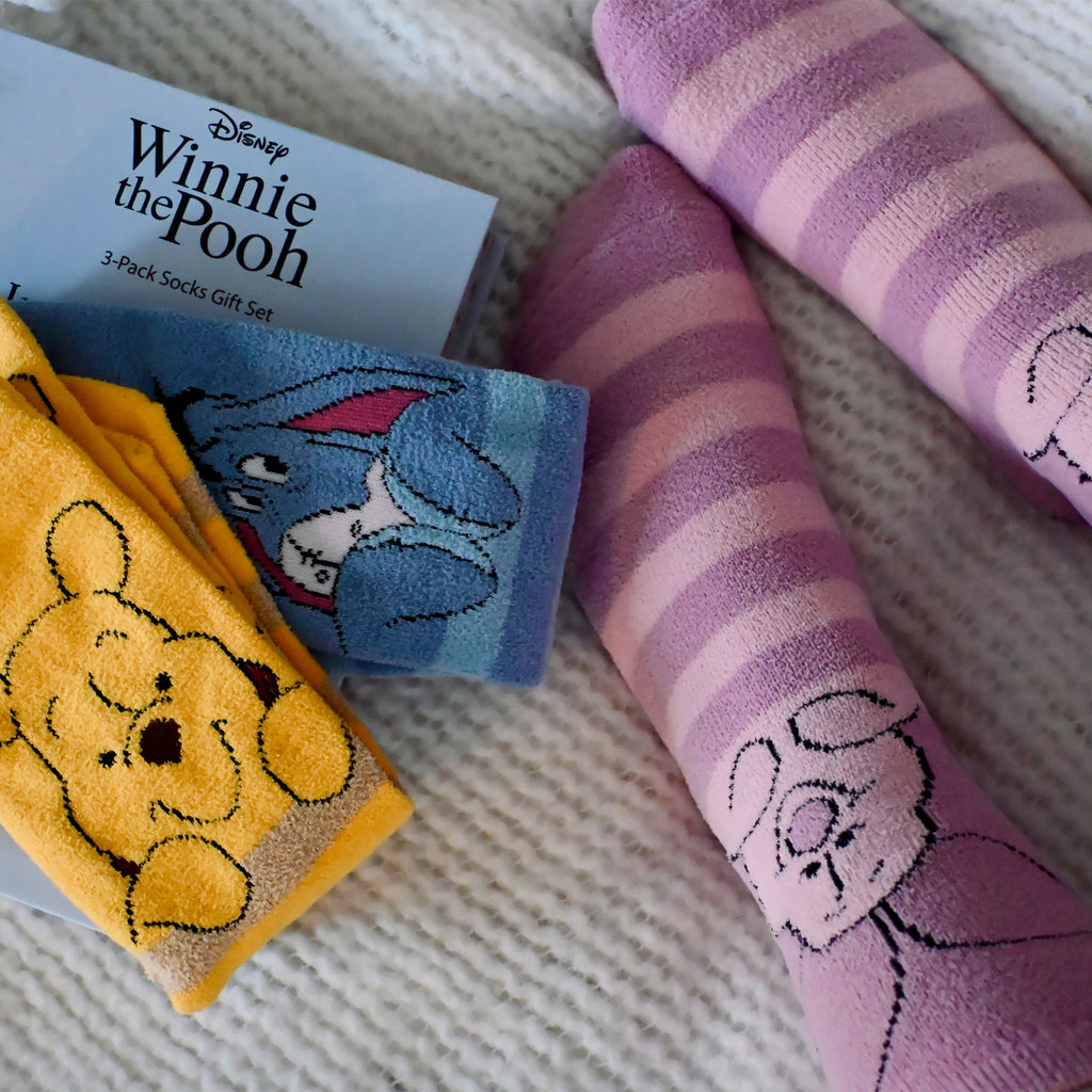Zdjęcie produktu Kubuś Puchatek - zestaw 3 par skarpet Friends w pudełku prezentowym