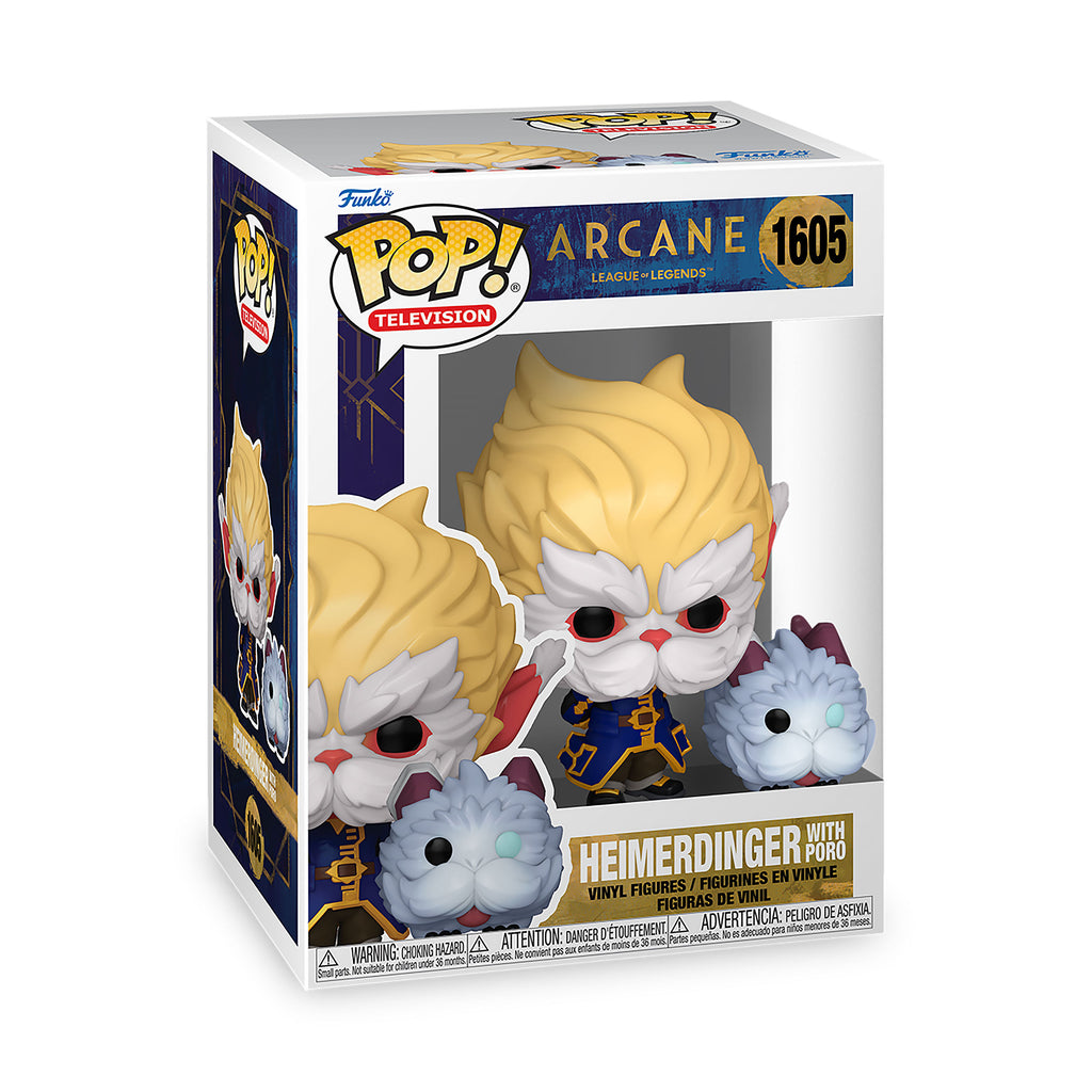 Zdjęcie produktu League of Legends: Arcane - Heimerdinger z Poro Figurka Funko Pop