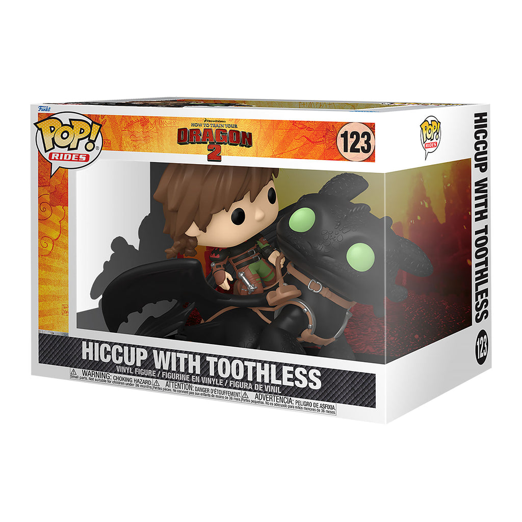 Zdjęcie produktu Jak wytresować smoka - Czkawka z Szczerbatkiem Figurka Diorama Funko Pop