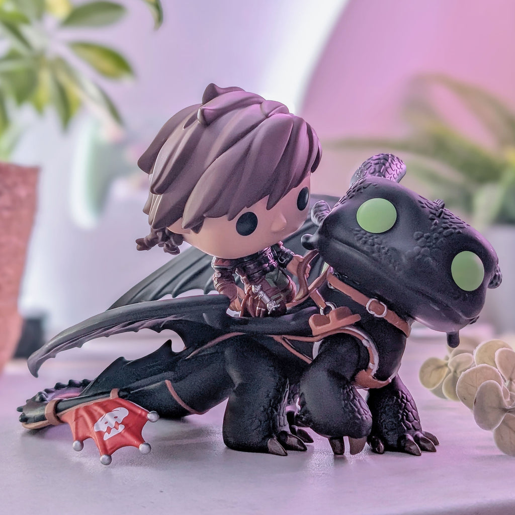 Zdjęcie produktu Jak wytresować smoka - Czkawka z Szczerbatkiem Figurka Diorama Funko Pop