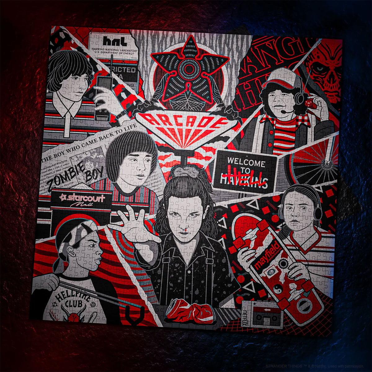 Zdjęcie produktu Stranger Things - Puzzle Premium Upside Down