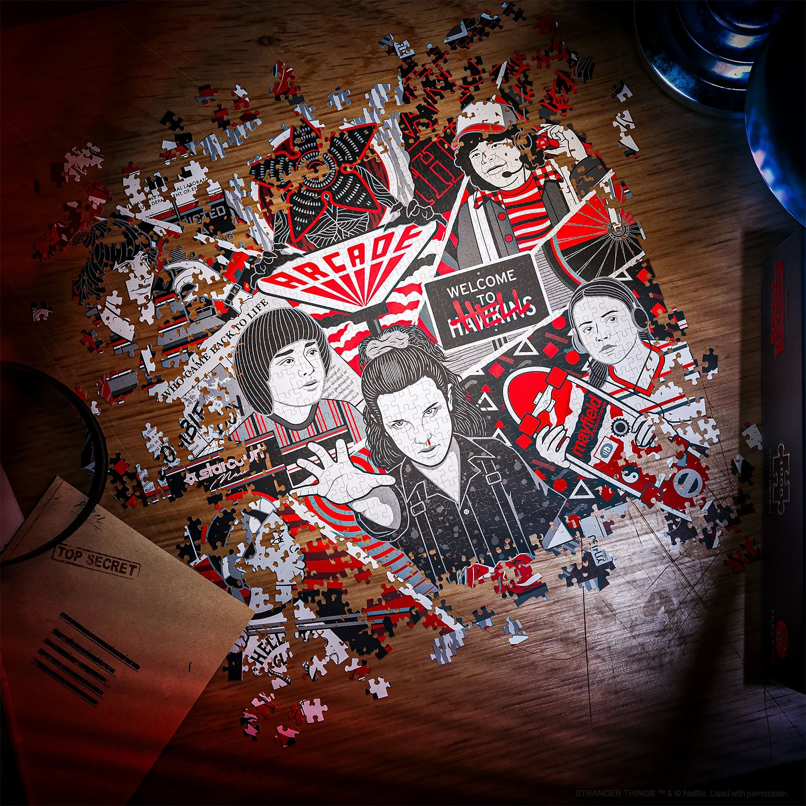 Zdjęcie produktu Stranger Things - Puzzle Premium Upside Down