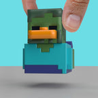 Zdjęcie produktu Minecraft – Mini kaczka dekoracyjna Zombie TUBBZ