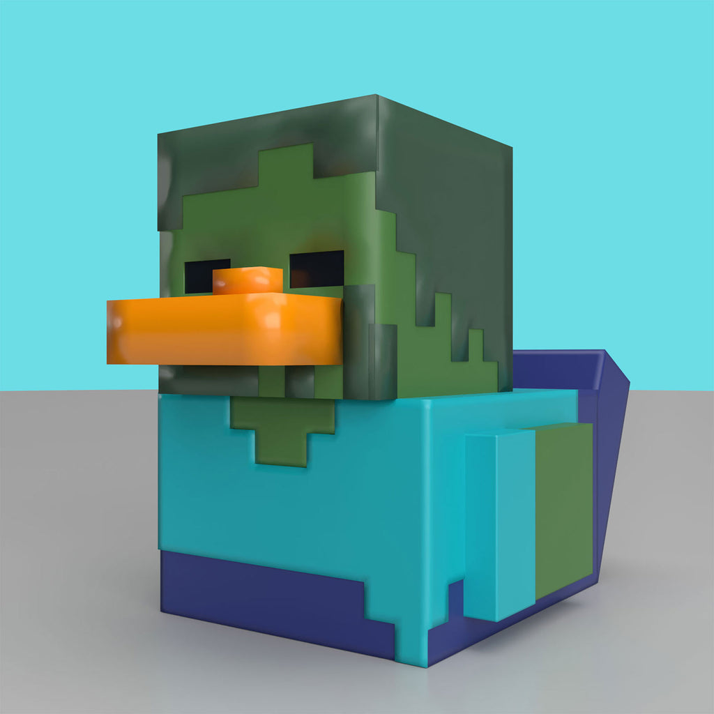 Zdjęcie produktu Minecraft – Mini kaczka dekoracyjna Zombie TUBBZ