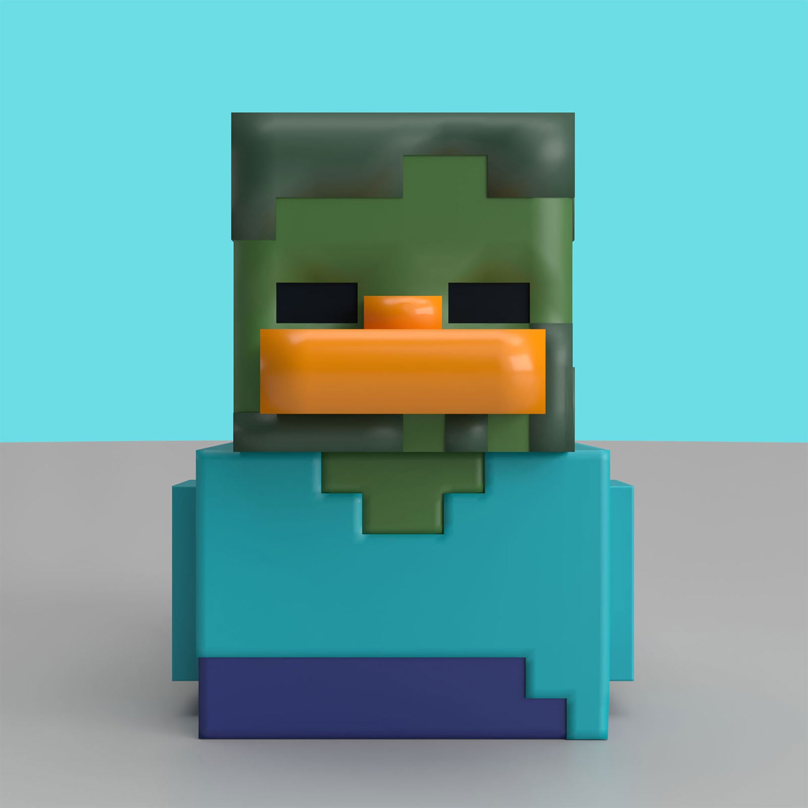 Zdjęcie produktu Minecraft – Mini kaczka dekoracyjna Zombie TUBBZ