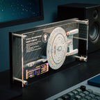 Zdjęcie produktu Tablica ścienna Enterprise NCC-1701-D z repliką modelu - Star Trek
