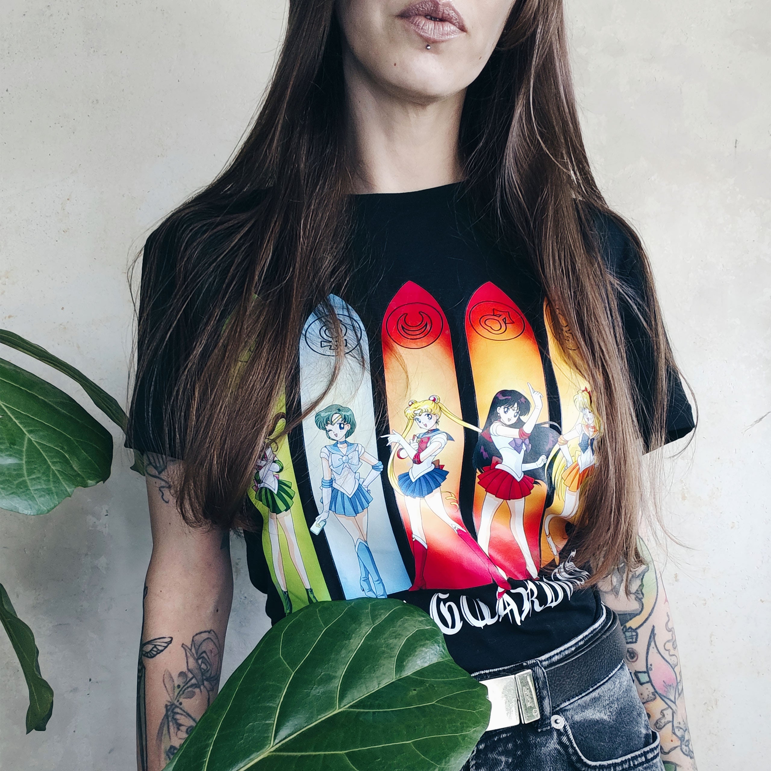 Zdjęcie produktu Sailor Moon - Sailor Guardians Inner Senshi T-shirt czarny