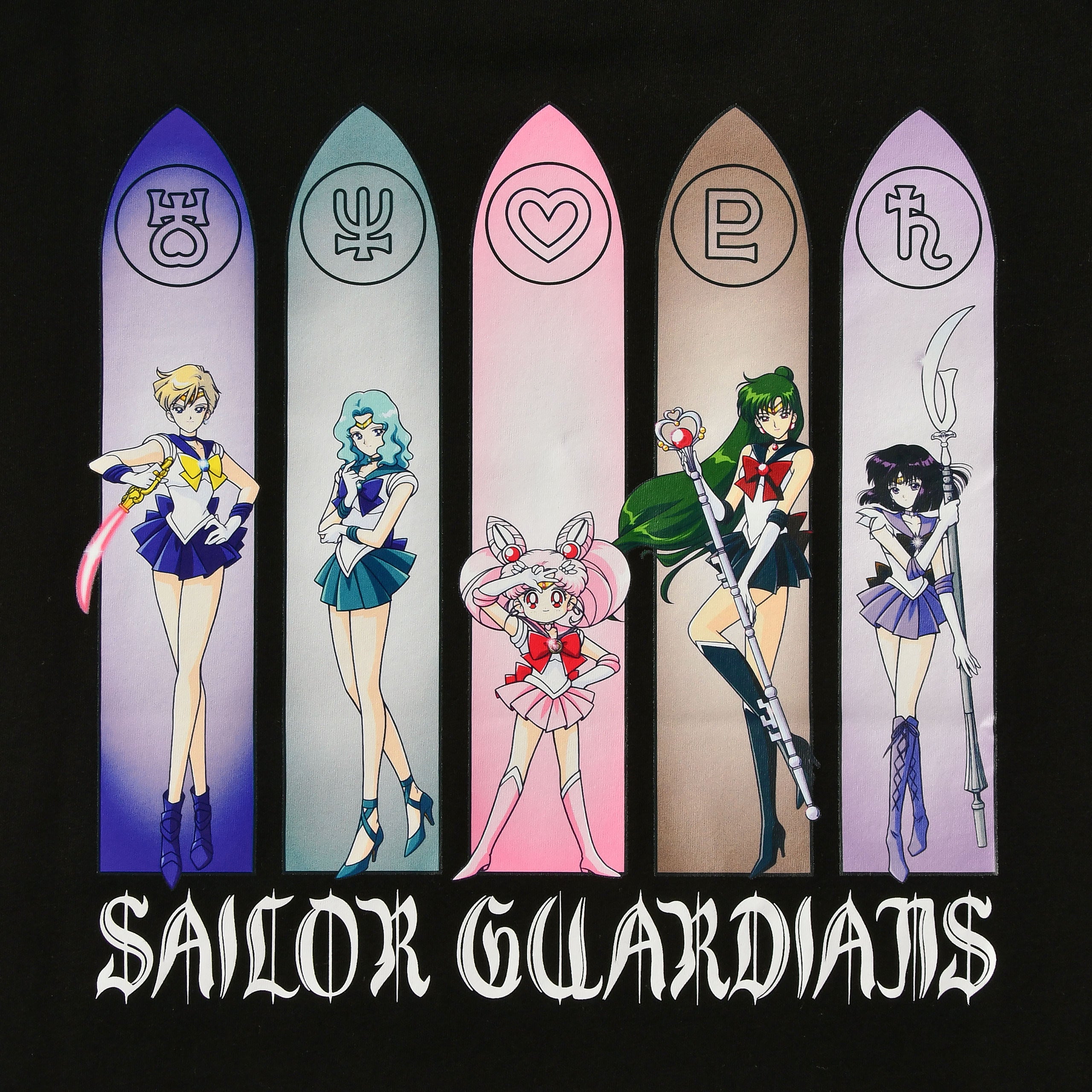 Zdjęcie produktu Sailor Moon - Sailor Guardians Outer Senshi czarna koszulka