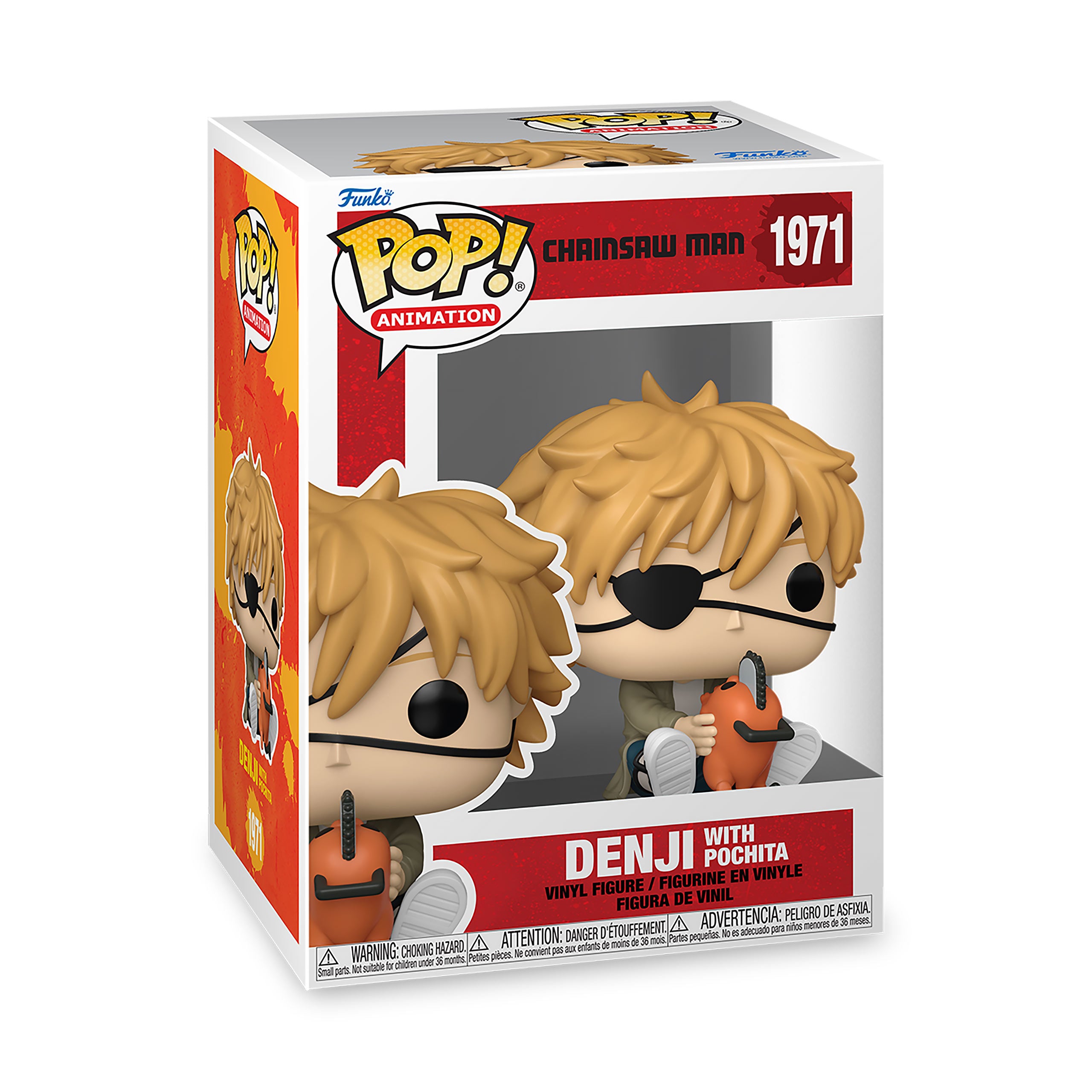 Zdjęcie produktu Chainsaw Man - Figurka Funko Pop Denji i Pochita